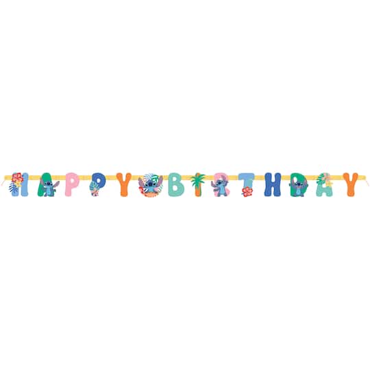 Michaels, 6ft. Disney® Lilo & Stitch Birthday Banner – Category: Banners